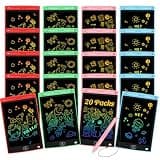 20 Pack LCD Writing Tablet for Kids - Erasable and Reusable Toddler Doodle Board in 8.5 inch, Ideal Drawing Pad for Learning Toy for Ages 3-8, Gift for Girls Boys (20 Pack)