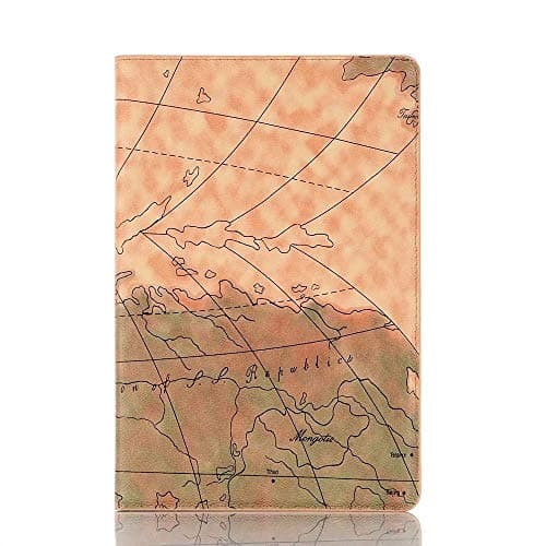 for Samsung Cases & Covers for Galaxy Tab S6 10.5 inch SM-T860/SM-T865 2019 Release Map Texture Premium Leather Flip Stand Protective Cover with Auto Sleep/Wake Feature (Color : Green)