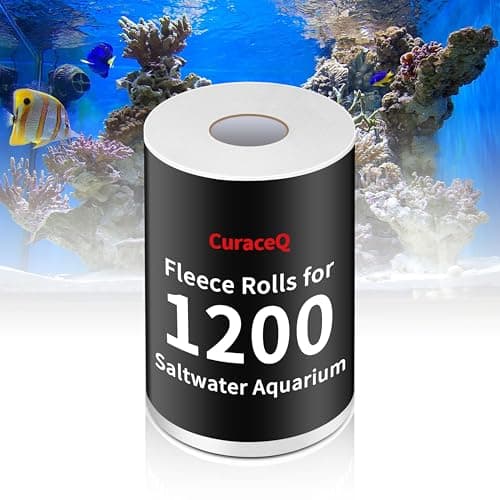 CuraceQ Replacement Roll for Reefmat 1200, 115' Long x 6.78" High Replacement Fleece roll Compatible with Red Sea, Roller Mat for Red Sea Fits for Automatic Filtration of Impurities