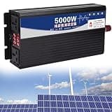 3000W 4000W 5000W Pure Sine Wave Inverter DC 12V 24V 48V 60V /72V to AC 110V/220V with LCD Screen Display, (Peak) Solar for Truck, Home, Vehicles(60v5000w)