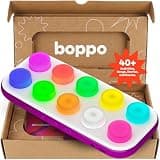 Boppo Screen-Free Learning Tablet for Kids - Interactive Handheld Games - Educational, Travel-Friendly Fun for the Whole Family - Includes 40+ Pre-Loaded Games & Activities