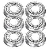 Replacement Shaver Blade Heads, Compatible For Philips, Aquatouc S1000 S2000 S3000 S5000 & Feike FS Series Spare Parts(6PCS)
