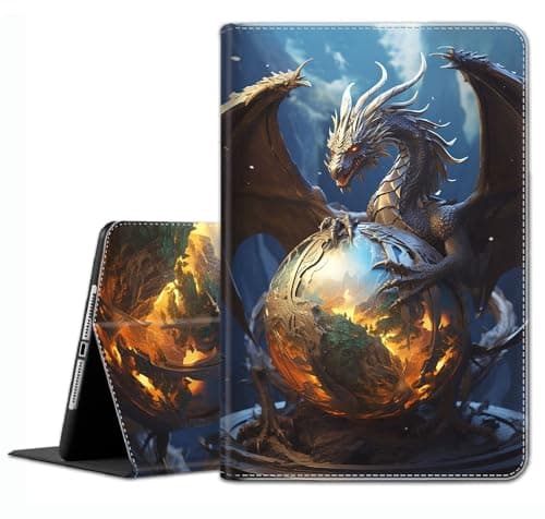 Case for Galaxy Tab A7 10.4 Inch 2022/2020 (SM-T509 T500 T503 T505 T507) - Slim Fit Standing Cover with Auto Sleep/Wake for Samsung Galaxy Tab A7 10.4 Inch，Dragon