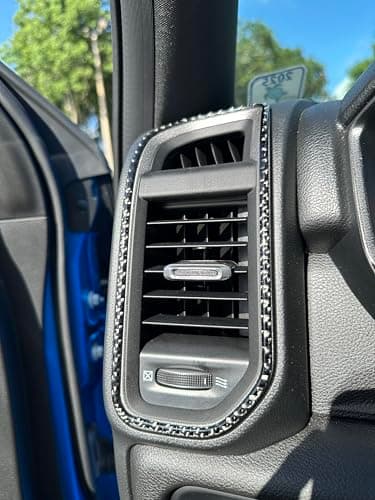 Outter A/C Vent Accent Overlay - Compatible with 2019-2026 Ram 1500/2500/3500