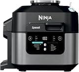 Ninja Speedi 10-in-1 Quick Cooker, Air Fryer, Air Fryer and Multicooker, 5.7L, Meals for 4 in 15 Minutes, Steam, Grill, Bake, Roast, Sear, Stew and More, Black, ON500EU