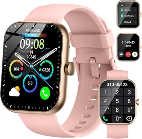 Smart Watch (Answer/Make Call), 2026 New Smartwatch for Women, 1.96" Fitness Watch with 112 Sport Mode/Pedometer/Calories/Sleep/Heart Rate Monitor, IP68 Waterproof Fitness Tracker for Android iOS