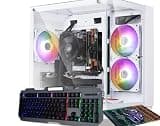 abytespark Prebuilt Gaming PC Desktop,AMD R5 Tower Computer,RX550 4G
