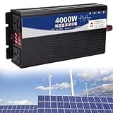 3000W 4000W 5000W Pure Sine Wave Inverter 12V 24V 48V 60V /72V to 110V 220V Car Converter Power with LCD Display and for Motorhomes,Truck,Boat,Camping,Household(60v4000w)