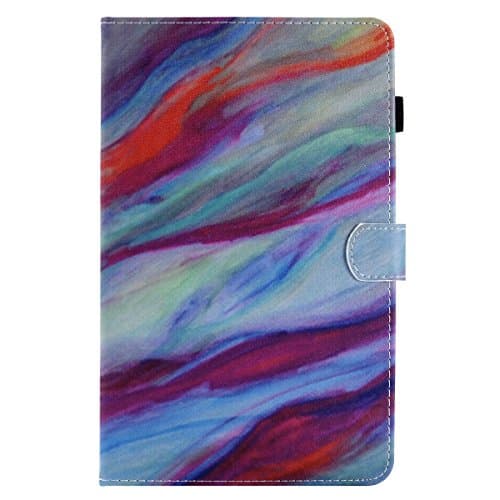 for Galaxy Tab E 8.0 (SM-T375)[Colorful PU DBAN] Fashion Cute Magnetic Snap Wallet Card Flip Synthetic Holster Leather Stand with TPU Case Cover -DBAN04