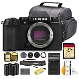FUJIFILM X-S20 Digital Camera Body, APS-C Mirrorless Camera with 26.1MP Sensor, in-Body Stabilization, Vlogging & Content Creation Camera Bundle with Bag + 64GB Memory Card and More