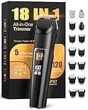 Beard Trimmer for Men, Cordless 18-in-1 Electric Razor & Hair Clipper, Gift