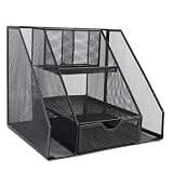 Chiyyak Durable Vertical File Organizer Mesh Breathable Design for Home Offices