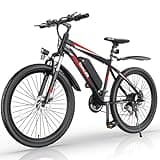 GOCIO 500W Electric Bike 26" Mountain Bicycle Adults Cruise Control Pedal Assist 48V 375Wh Battery 21-Speed E-Bike UL2849