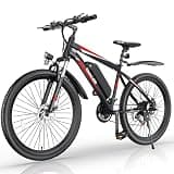 GOCIO 500W Electric Bike 26" Mountain Bicycle Adults Cruise Control Pedal Assist 48V 375Wh Battery 21-Speed E-Bike UL2849