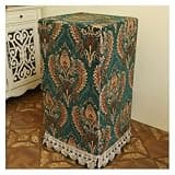 WGEDDP Vintage Customizable Safe Dust Cover, Hidden Safe Lock Box Covers Protective with Cut-Out Lace Trim, Anti-Scratch Box Cover for Home Gym Set/Audio Racks(Style 4,30x30x24/75x75x60cm)