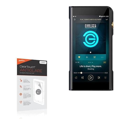 BoxWave Screen Protector Compatible with Shanling M6 - ClearTouch Anti-Glare (2-Pack), Anti-Fingerprint Matte Film Skin