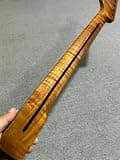22 fret Gloss Roasted Flame Maple Rosewood Fretboard dot electric guitar neck