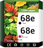 HOVORD 68E Ink Cartridge Replacement for HP 68e Works 6100e 6500e Series