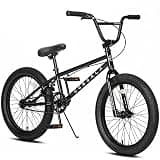 cubsala Freestyle BMX Bike, 20 Inch Kids Bicycle for 7-13 Years Old Kids and Beginner Level Rider, Black