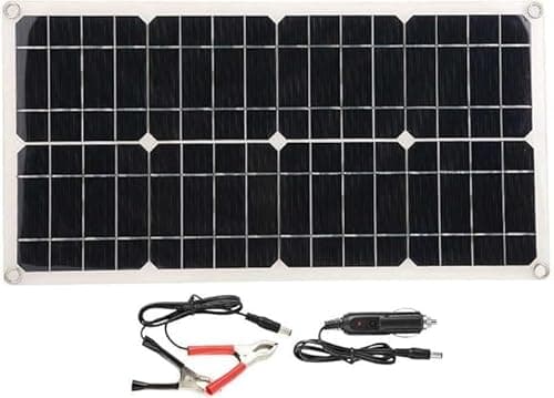 KZZAAO 500W 18V Solar Panel Portable Monocrystalline Solar Cell DIY Cable Waterproof Outdoor Car RV Rechargeable
