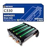 WUFANJO C330 Drum Unit Replacement for 44494201 Compatible for Oki C330DN C331DN C530DN C531DN MC361MFP MC362w MFP MC561 MC562w MFP Printer, Black Color Imaging Drum Unit 30,000 Pages