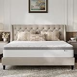 Novilla King Size Mattress 12 Inch, Hybrid Mattress with Zoned Pocketed Smart Coils, Hip & Lumbar Support, Motion Isolation Design, Medium Firm in a Box