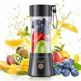Portable Blender Personal Size Blender - Shakes and Smoothies, Cordless & USB Rechargeable, Lightweight with BPA-Free Cup Suit in Picnic/Sports/Office