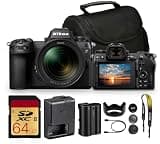 Nikon Z6 III Mirrorless Camera with 24-70mm f/4 S Lens Bundle with Bag + 64GB UHS-II U3 Memory Card