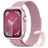RUXINGX Smart Watch for Women, 1.85" HD Smartwatch with Heart Rate/Sleep Monitor ect, Activity Fitness Trackers with 100+ Sports Mode、Bluetooth Call (Answer/Make) and 1000mAh Battery,2 Bands Pink