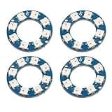 Tgoon 4Pcs RGB Light Module Accessory , LED Lights Home Decor Full Color 8 Channel LED Module Digital Interface WS2812 5050 5V LED Ring Lamp Board for Room