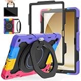 ROISKIN for Samsung Galaxy Tab A11 Plus/ A9 plus 11 Inch Case(A11+/A9+)2025/2024 Release with HD Screen Protector & Shoulder Strap, 360 Kickstand & Handle, Heavy Duty Military Drop Case-Kids Friendly