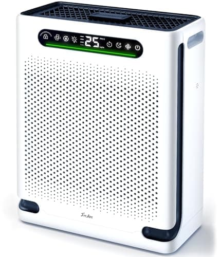 FreAire Air Purifiers for Home Large Room, HEPA Air Purifier with Washable Filter & Air Quality