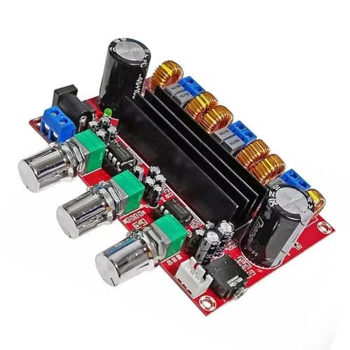 artcavs TPA3116D2 HW-302 2.1 Channel Digital Audio Power Amplifier AMP Speaker Stereo AMP Module Adjustment Power Amplifier DC 12-24V 2x50W+100W