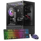 GPVHOSO Gaming PC Desktop, Intel Core i7 4th Gen, GTX 1050 Ti 4GB