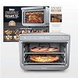 Ninja Air Fryer & Toaster Oven Combo | 10-in-1 Prestige Smart XL Countertop Oven | Bake up to 20 Cookies, Fit up to a 12lb Turkey | Pizza, Toast, Bake, Dehydrate | 1800 Watt | Stainless Steel | DT501​