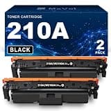 MxVol 210A Black Toner Cartridges 2 Pack Compatible Replacement for HP 210A Black W2100A Works for HP Color Pro 4201 MFP Pro 4301 Series 4301fdw 4301fdn 4201dn 4201dw Printer Display Ink Level
