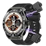 UYRGT Smart Watch with Earbuds,Round 1.52'' Touch Screen,Business Watches for Men Women,Headphones Combo(Answer/Calls),Fitness Tracker with Sleep Monitor, 100+ Sports Modes,for iPhone & Android