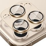 Tensea for iPhone 16 Pro/iPhone 16 Pro Max/iPhone 14 Pro/iPhone 14 Pro Max Camera Lens Protector, Metal Aluminum Alloy Tempered Glass Cover Camera Screen Protector Accessories, Case Friendly