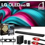 LG 55 Inch C5 Series OLED evo 4K UHD webOS TV (2025) OLED55C5PUA Bundle with S90TR Soundbar, 26 Month Protection Pack, Deco TV Wall Mount, 2X HDMI Cable and Deco Gear Home Theater Beginner's Guide