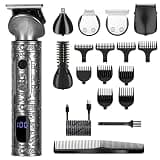 DAXXIN Hair Cutting Tool, Beard Trimmer Kit for Men Professional Hair Clipper Trimmer T-Blade Trimmer Nose Trimmer Beard Hair Shaver Nose Trimmer