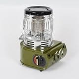 Red Portable Kerosene Heater with Electronic Ignition, Lightweight Indoor Camping Stove for Tents & Ice Fishing, Durable Stainless Steel Oil Burner, Easy Carry Design, Compact Size