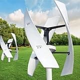 20000W Vertical Axis Wind Turbine Generator Kit with Controller & Grid Inverter - Eco-Friendly Home Energy Solution for Renewable Power Generation (48V)