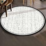 Dalumian Heated Floor Carpet, Electric Heated Floor Mat, 12 Hour Timer, Electric Heated Carpet, Heated Yoga Mat Heated Foot Warmers Under Desk for Living Room Bedroom(A,100 * 100cm)