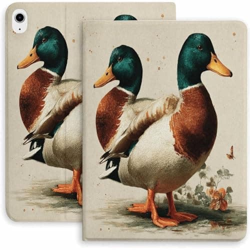 Ducks Standing Case for iPad 9th/10th/11th Gen,Mini 5/4/3/2/1(7.9in) Mini 6 (8.3in) Mini 7(8.3in),Air 4/5/6/7,Pro 11in(2020/2021/2022/2024) Auto Wake/Sleep