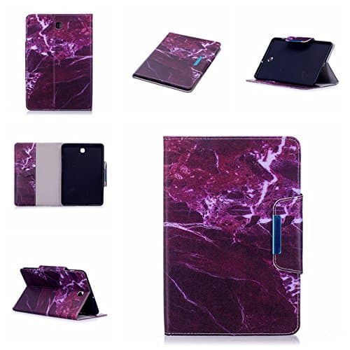 Ngift Galaxy Tab S2 8.0 Case, [Marble] Slim Fit PU Leather Case Folio Leather Smart Kickstand Case Flip Wallet Protective Case for 2015 Galaxy Tab S2 Tablet (8.0" SM-T710 T715 T713)