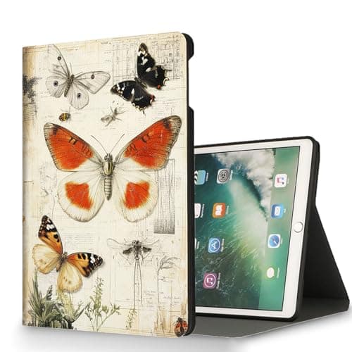 RUUHLJLET for Samsung Galaxy Tab A11 Plus/A11+ 5G 11 Inch 2025 Model X230/X236B Tablet Case,Auto Wake/Sleep,Adjustable Stand Protective Cover - Butterfly Pattern