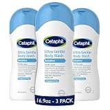 Cetaphil Ultra Gentle Refreshing Body Wash, Hypoallergenic, 16.9oz, 3ct