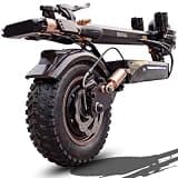 Off Road Electric Scooter, 1200W 25Miles Range 31 MPH,11" All Terrain Tire, Double Suspension,Disc Brakes Dual Suspension E-Scooter for Adults