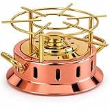 Bembo Copper Gel Flambé Burner, Made in Italy – Tabletop Flambé Rechaud for Tableside Cooking and Restaurant Service (Alcohol) - Import Duty Included – No Additional Import Charges