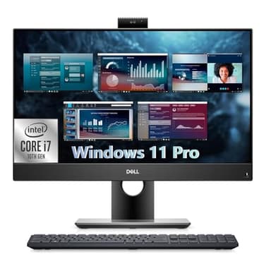 Dell Optiplex 5490 All in One Multifunctional Desktop, 23.8" FHD(1920 x 1080) Display | Core i7-10700T 8Cores 2.0-4.5GHz | 512GB SSD, 16GB RAM | Windows 11 Pro AIO PC (Renewed)